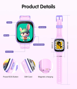 Reloj Inteligente para Niños Modelo D56, Reloj con Posicionamiento, Mapa de Google, Reloj Telefónico 4G, Chat de Voz Entre Niños y Padres, Pantalla de 1.83 Pulgadas - Product Image 3