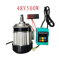 Moteur électrique CC sans balais haute vitesse 500W 48V 24V 3000 tr/min avec poulie pour vélo électrique, indice de protection IP54, efficacité IE4