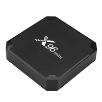 ZYSY Android TV BOX X96mini 9.0 2GB 16GB Amlogic S905W Quad Core 2.4GHz WiFi 1080P Mini Smart Box 2022 Lecteur Multimédia