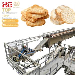 Ligne de production de craquelins de riz à haute vitesse de qualité industrielle, équipement de cuisson de senbei au gaz pour usine alimentaire - Product Image 1