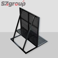 Barrières pliantes en aluminium à prix d'usine, barrières de contrôle des foules pour concerts et festivals de musique, qualité et sécurité supérieures