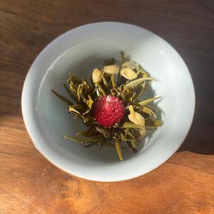 EU tiêu chuẩn Trung Quốc Handmade Hoa Bóng Trà hữu cơ hỗn hợp màu xanh lá cây trà bóng nở trà - Product Image 3