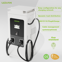 Chargeur rapide DC GBT 320 kW avec écran tactile 10 pouces et prise en charge multilingue de l'interface utilisateur pour les corridors logistiques transfrontaliers
