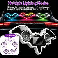 Nouvelle Lampe LED Solaire Sans Fil 12V 5W pour Vitre de Voiture, Lampe d'Ambiance Aura pour Baignoire avec Capteur de Vibration, Garantie 1 An