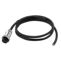 Kabel dengan Gx16 konektor penerbangan Tahan Air Gx16 kabel perempuan Gx16 2 3 4 5 6 7 9 10 8 Pin kabel perempuan Ke perempuan