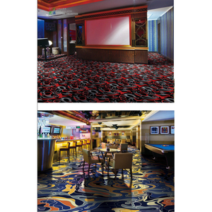 Rollo de alfombra Jacquard de nailon con pila de bucle colorido clásico personalizado 4*25m Tapis de pared a pared para sala de reuniones de <span class=keywords><strong>Hotel</strong></span> gimnasio teatro salón de baile - Product Image 4