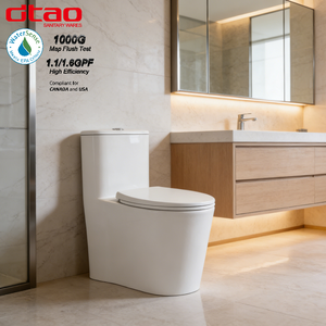 Inodoro de Cerámica Personalizado, Alargado, para Baño, <span class=keywords><strong>WC</strong></span> Moderno para Hotel, Ahorro de <span class=keywords><strong>Agua</strong></span>, Sanitario de Una Pieza - Product Image 1