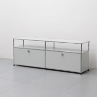 Maßgefertigter Modularer Schrank Bewegliches Regal Platzsparend Edelstahl Moderne Wohnmöbel Rostfrei Korrosionsbeständig