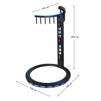 Machine de jeu commerciale à monnayeur : attrape-tiges |   Défi de réaction rapide des yeux avec affichage LED pour centres commerciaux et événements