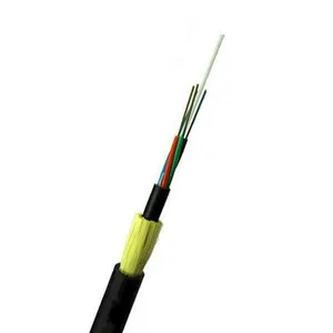 Double Jacket Fibre Optic Cable With 96 288 Fibers Adss Single Multiples Threads Adss 4 24 144 Hilos