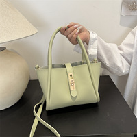 Sac messager portable pour femme, nouvelle collection 2026, en PU texturé de qualité supérieure, pliable, avec fermeture éclair, imperméable, capacité 3L+