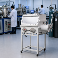 Chambre de transfert anaérobie sous vide à portique hermétique en acier inoxydable pour laboratoire de sciences des matériaux, usinée CNC