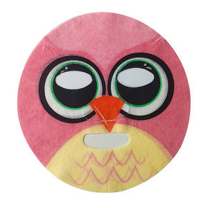 ผ้าปิดหน้าลายการ์ตูนนกหัวขวาน Y154-11 น่ารัก ตลก  วัสดุผ้าฝ้าย พิมพ์ลายได้ตามต้องการ - Product Image 1