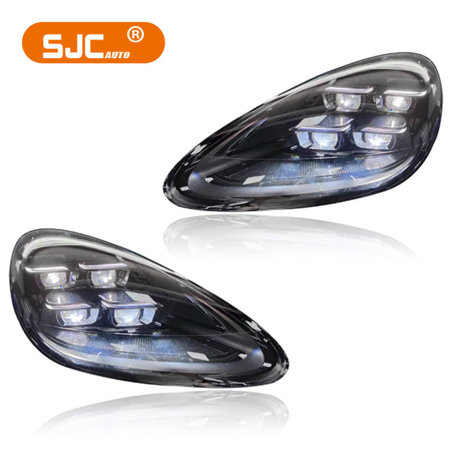 SJC Headlights for Macan 95B.1 14 -20 95B Light Upgrade to 95B.3 Upgrade Head Lamps Assembly High-quality Car Parts Front Lights