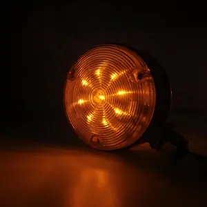 Hoge Kwaliteit 3 Inch Dubbelzijdige Led Achterste Richtingaanwijzer Led Licht Voor Truck Trailer Tractor Bus 12V 24V