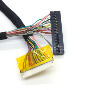 맞춤형 차폐 LVDS 케이블 270mm JAE 1.0 20핀 - 2.0 피치 20핀 듀퐁 커넥터 (광고 기기 모니터 드라이버 보드용) - Product Image 5