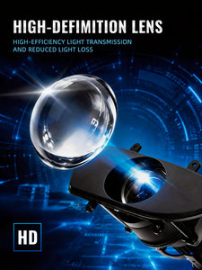 GOODZOOM Lente de Proyector de 3 Pulgadas, Luz Antiniebla LED Súper Brillante de 12V 24V, Lámpara Antiniebla para Automóvil con Soporte de Montaje OEM - Product Image 5