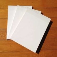 Carton gris format A3 et A4 avec papier intercalaire blanc rigide, produit de papier et de carton de qualité supérieure