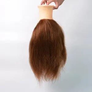 卸売マネキンヘッド 100% 髪マネキンヘッドトレーニングヘッド美容師