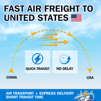 Livraison par camion de fret aérien DDP Chine vers les États-Unis Agent de transport aérien Transitaire Service porte-à-porte