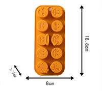 Moule en silicone pour glaçons et chocolats, motifs émojis amusants, pour biscuits, bonbons, gommes et barres chocolatées maison, démoulage facile