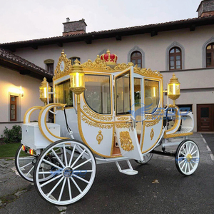 Calèche électrique de mariage, calèche de luxe à chevaux pour mariage, chariot touristique de tourisme en promotion, calèche classique - Product Image 1