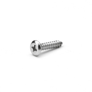 304 Stainless Steel <b>Flat</b> Head Cross Tapping <b>Screw</b> M3 For Wood Construction Industry - Product Image 1