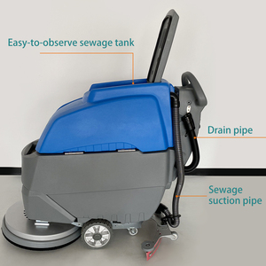 Large Scale <b>Walk</b>-Behind Floor Cleaning <b>Machine</b> Factory Airports Wear Resistant Flooring Floor Scrubber - Product Image 2