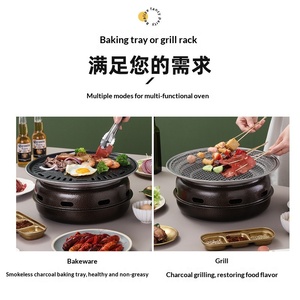 Parrilla Portátil de Carbón para Uso Comercial y Doméstico, Parrilla Redonda para Té, Camping y Aire Libre - Product Image 4