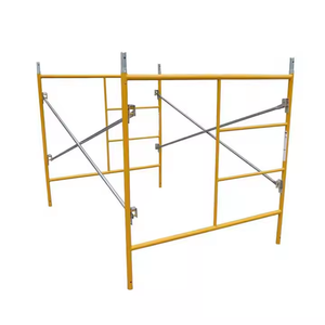 Andamio de escalera de acero con marco H industrial moderno con recubrimiento en polvo para construcción de hormigón para hoteles - Product Image 6