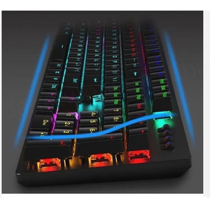 HP GK100F 104 toetsen blauwe switch achtergrondverlichting USB bedraad gaming toetsenbord mechanisch toetsenbord voor computer pc - Product Image 2