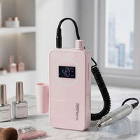 ZSDQ-243 Perceuse à ongles électrique sans fil rechargeable avec moteur sans noyau pour usage domestique et bricolage