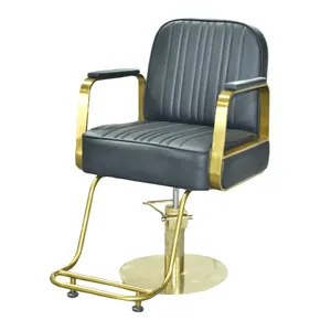 Silla de pedicura de Spa económica negra, silla de peluquería, muebles de salón, asiento de corte de pelo para hombre, silla de maquillaje