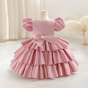 Vestido de Princesa con Lazo de Satén para Niñas, Estilo Nuevo TT210, para Primer Cumpleaños, Navidad, Halloween - Product Image 6