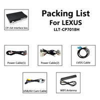 Interface Carplay automatique Android Lsailt pour 2014-2018 Lexus RC 350 RC200t RC300h RC350 RCF RC300