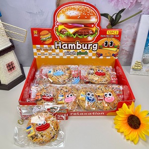 Nuevo Juguete Antiestrés Creativo de Dibujos Animados, Mini Papas Fritas y Hamburguesa, Juguete para Estudiantes - Product Image 6