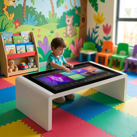Table tactile LCD personnalisée, écran interactif intelligent, système de gestion de contenu numérique pour les expositions, la vente au détail et les métros