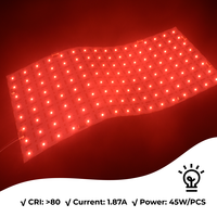 Feuille LED Flexible et Découpable, Rétroéclairage LED RGBW DC24V 512 LED, Blanc Chaud et Froid pour Éclairage de Dalles de Marbre et d'Onyx