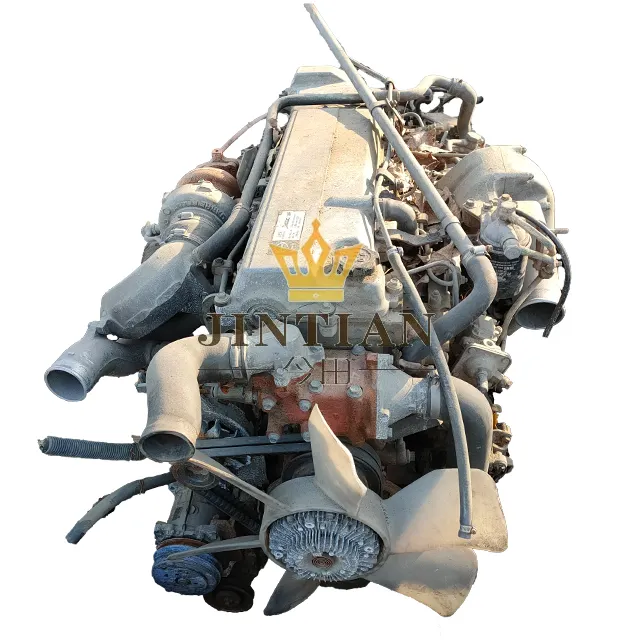 J08c motor usado com caixa de transmissão para venda
