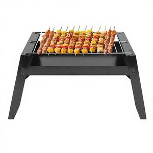 Barbecue au charbon de bois portable multifonctionnel pliable sans fumée en fer, vente en gros d'usine, pour <span class=keywords><strong>BBQ</strong></span> et fêtes en extérieur, personnalisable - Product Image 1