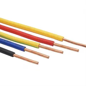 Home copper cable wire BV BVR BVVB Pvc House Wiring Electrical copper Cable products