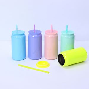 16oz Mason Straw <b>Cup</b> 304 Stainless Steel Vacuum Insulated <b>Cup</b> <b>Large</b> Capacity Outdoor Portable Handy Coffee <b>Cup</b> - Product Image 1