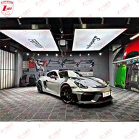 Kit carrosserie Z-ART 718 GT4RS Style Old To New Facelift pour Porsche 981 Cayman 2013-2015, accessoires de tuning et amélioration.
