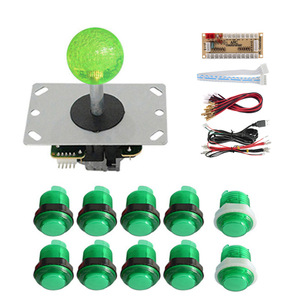 ชุดจอยสติ๊กอาร์เคด DIY พร้อมปุ่ม 10 ปุ่ม คอนโทรลเลอร์ USB สำหรับพีซีสำหรับเล่นเกม - Product Image 4