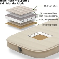 Matelas pneumatique en mousse épaisse de qualité supérieure pour deux personnes, tapis de couchage, tapis de camping, auto-gonflant pour la randonnée en plein air, le camping, tapis de fromage