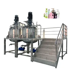Guangzhou Supplier HoneMix Liquid Detergent Mixer Machine 500L Cleaning Washing Mixing Pot with Vacuum System