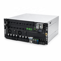 Alimentation Télécom Intelligente 8U 300A, Système d'Alimentation CC 48V avec Surveillance RS485 TCP-IP pour Redresseur de Station de Base 5G