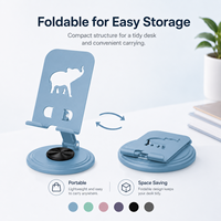 Support portable robuste en métal pour tablette et téléphone, haute capacité de charge, antidérapant, compatible avec les grands écrans et multi-marques, pour la maison