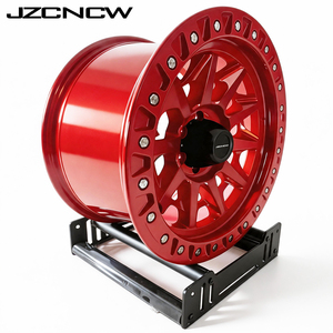 JZCNCW Custom New 6x135 6x139.7mm 4x4 17-20 Inch Beadlock Offroad Forged Wheels Rims for H2 H3 Y60 Y61 F-150 L200 <b>S10</b> - Product Image 2