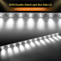 Bande LED latérale en aluminium 12V/24V à éclairage opposé, étanche pour extérieur, double face, pour boîte lumineuse publicitaire, indice de protection IP65 pour bus